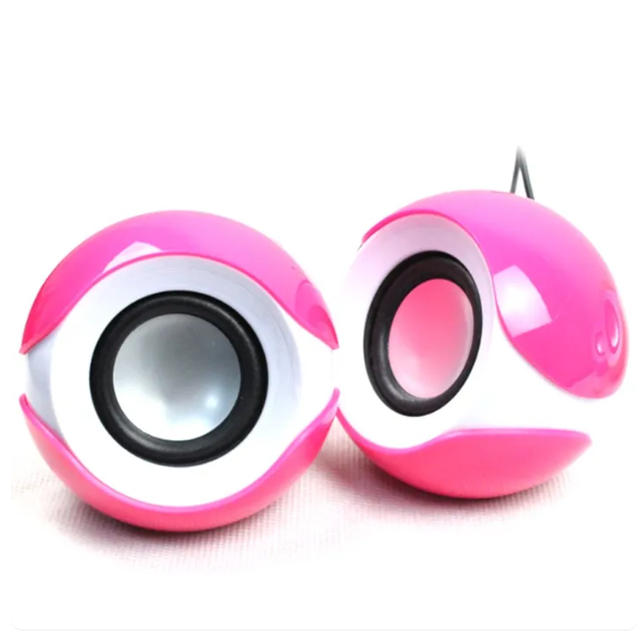 03 MINI USB Desktop PC Speaker - Pink