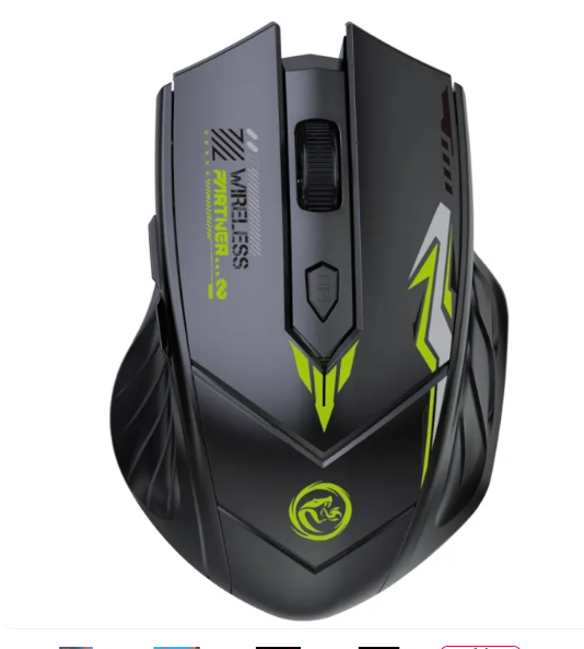 14 Wireless mouse Gaming mouse Silent Click - Black