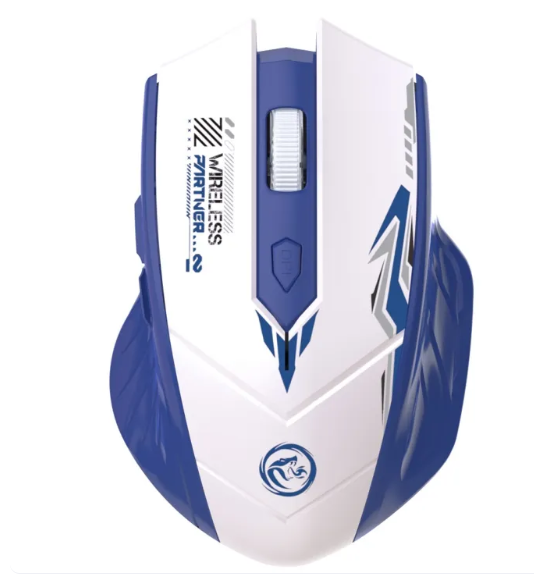 16 Wireless mouse Gaming mouse Silent Click - Blue